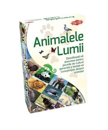 Jocuri de societate pentru familie - Animalele Lumii (RO)