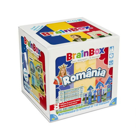 Jocuri de societate pentru copii - BrainBox Descopera Romania - Joc Educativ pentru Copii