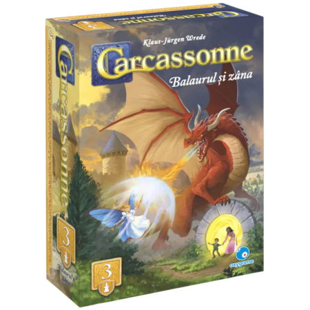Jocuri de familie - Carcassonne - Extensia 3: Balaurul si Zana (RO)