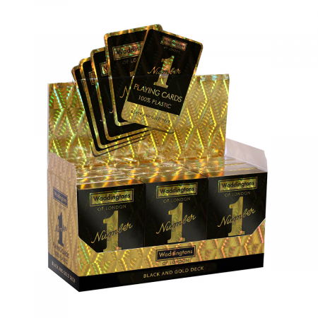 Carti de joc Waddingtons Black and Gold [6]