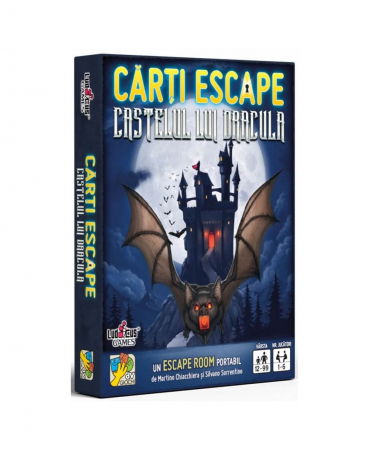 Jocuri de societate mister - Carti Escape - Castelul lui Dracula (RO)