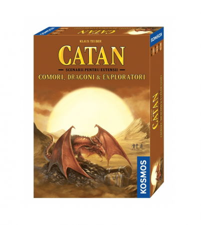 Jocuri de societate Catan - Catan - Extensie joc Comori, Dragoni si Exploratori