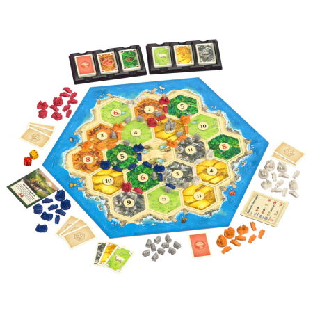 Catan - Extensie joc Negustori si Barbari pentru 3-4 jucatori (RO) [1]