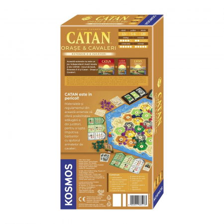 Catan - Extensie joc Orase si Cavaleri pentru 5-6 jucatori (RO) [3]