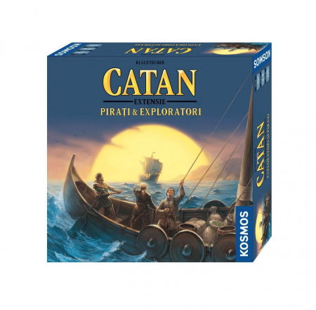 Jocuri de societate Catan - Catan - Extensie joc Pirati si Exploratori pentru 2-4 jucatori (RO)