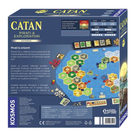 Catan - Extensie joc Pirati si Exploratori pentru 3-4 jucatori (RO) [1]