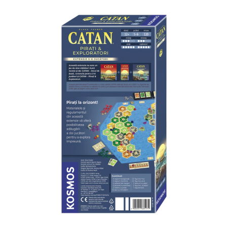 Catan - Extensie joc Pirati si Exploratori pentru 5-6 jucatori (RO) [1]