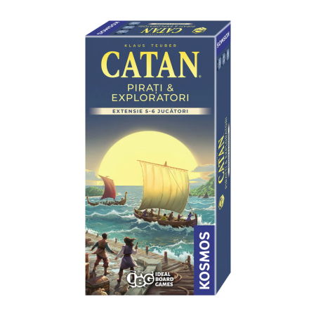 Jocuri de societate Catan - Catan - Extensie joc Pirati si Exploratori pentru 5-6 jucatori (RO)