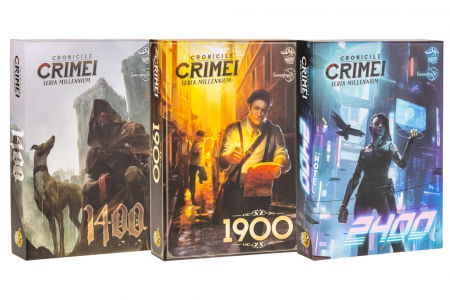 Jocuri de societate mister - Cronicile Crimei - Pachet Seria Millennium (RO)
