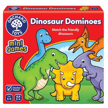 Jocuri Orchard Games - Dinosaur Dominoes (RO-EN)