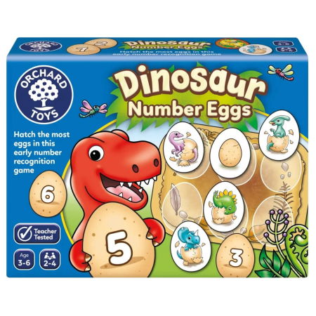 Jocuri pentru copii - Dinosaur Number Eggs (RO-EN)