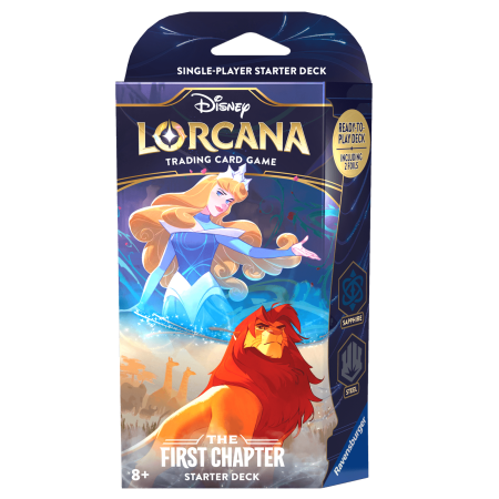 Jocuri pentru copii - Disney Lorcana TCG - The First Chapter Starter Deck: A Steadfast Strategy (EN)