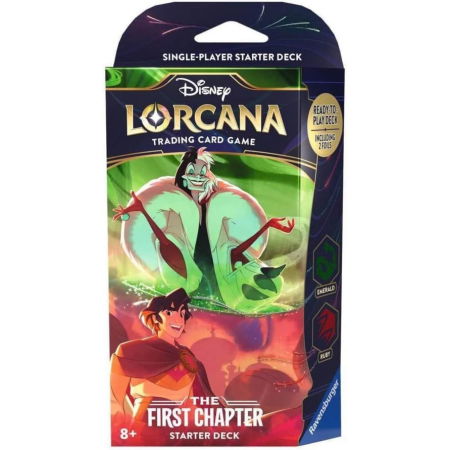 Jocuri pentru copii - Disney Lorcana TCG - The First Chapter Starter Deck: Daring and Deception (EN)
