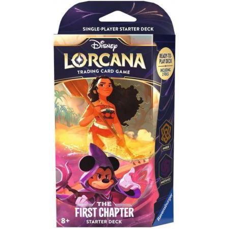 Jocuri pentru copii - Disney Lorcana TCG - The First Chapter Starter Deck: The Heart of Magic (EN)