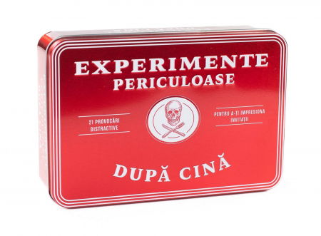 Jocurile de societate Gameology - Experimente Periculoase dupa Cina (RO)