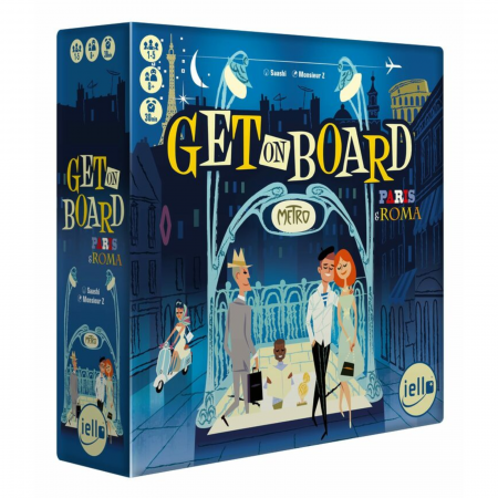 Jocuri de societate pentru familie - Get on board: Paris and Rome (EN)