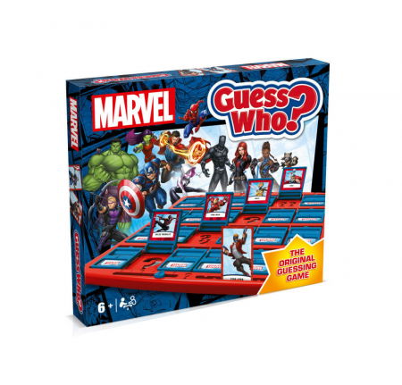Jocuri de societate pentru familie - Guess Who - Marvel (RO-EN)