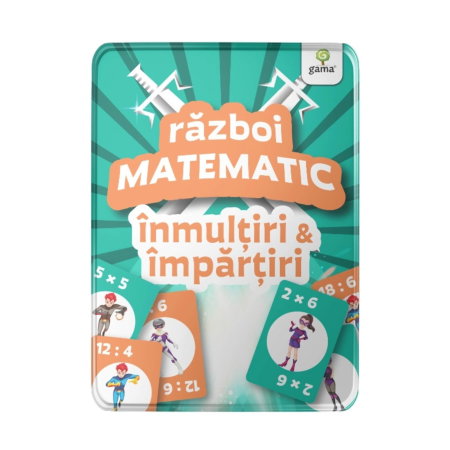 Jocuri pentru copii - Inmultiri si impartiri - Razboi matematic (RO)