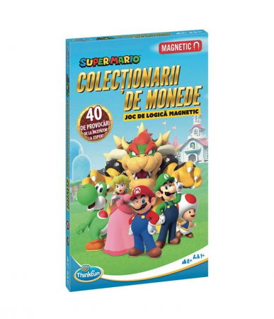Jocuri de societate pentru familie - Joc Colectionarii de monede - Super Mario - Magnetic (RO)