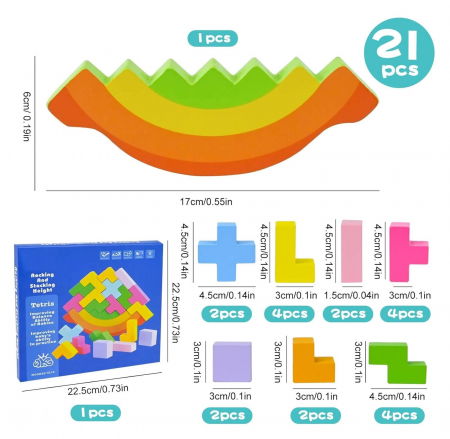 Joc de indemanare si constructie Tetris - 20 piese [1]