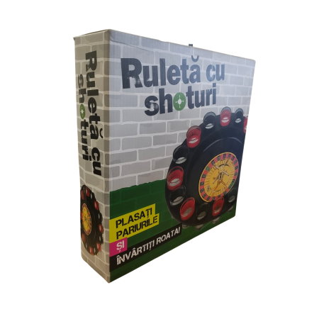 Jocurile Gameology - Joc Ruleta cu pahare de shot-uri (RO-EN)