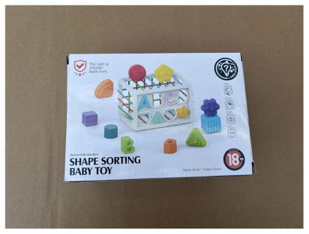 Jucarie senzoriala - Sortator cu forme si litere [7]