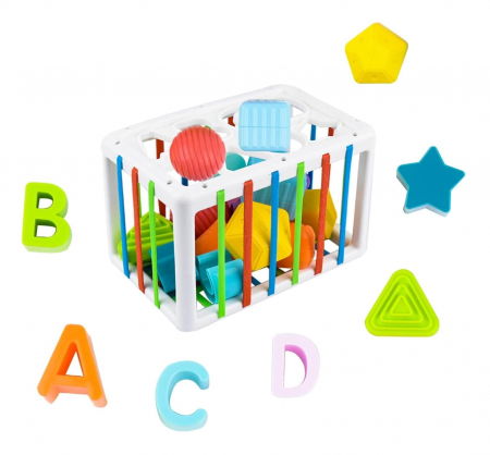 Jucarie senzoriala - Sortator cu forme si litere [2]