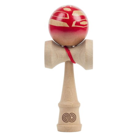 Kendama USA Custom Kaizen - Girr Tortoise Shell - Red Lava