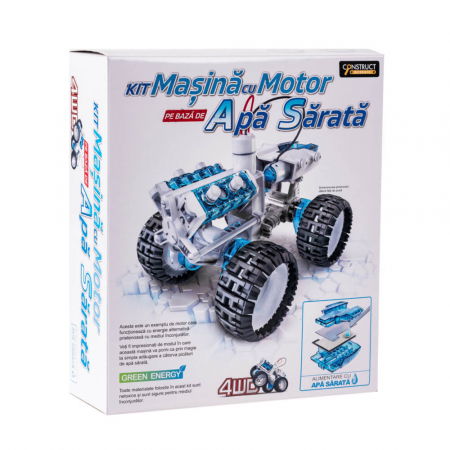 Robotica - Kit Robotica Masina 4x4 Motor pe Apa Sarata