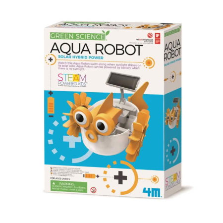 Robotica pentru 5 ani - Kit de constructie Robot ecologic acvatic