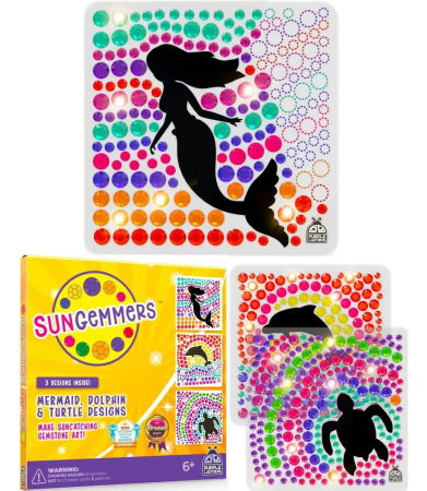 Arta educativa - Kit decoratiune cu diamante pentru sticla - Ocean