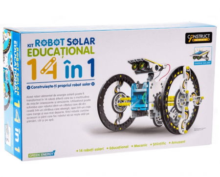 Robotica - Kit Constructie Roboti Solari 14 in 1