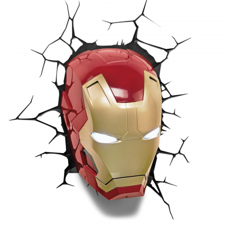 Obiecte de colectie - Lampa 3D Marvel - Iron Man