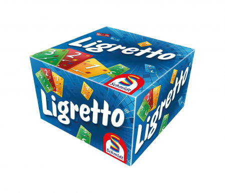 Jocuri de societate pentru familie - Ligretto Albastru - Joc de Carti