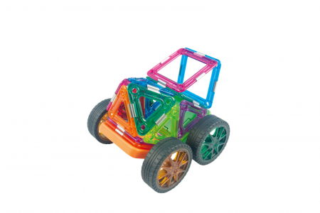 Set magnetic 17 pcs Magspace - Mini Cars [4]