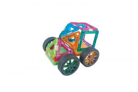 Set magnetic 17 pcs Magspace - Mini Cars [5]