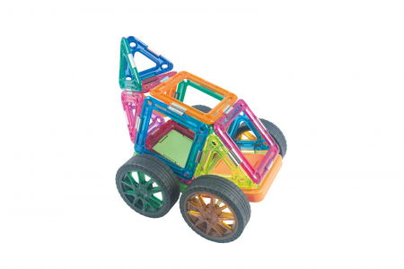 Set magnetic 17 pcs Magspace - Mini Cars [6]