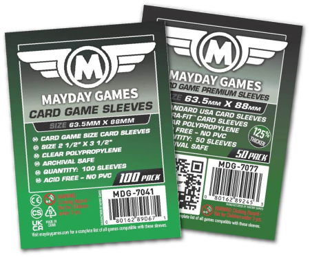 Mayday Premium Card Game Sleeves - 63.5x88mm [1]