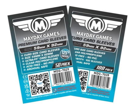 Mayday Premium Euro Card Sleeves - 59x92mm [1]