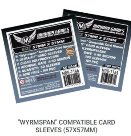 Mayday Wyrmspan Compatible Sleeves - 57x57mm [1]