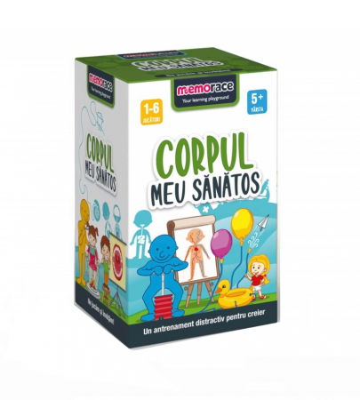 Jocuri de societate pentru copii - Memorace - Corpul meu sanatos (RO)