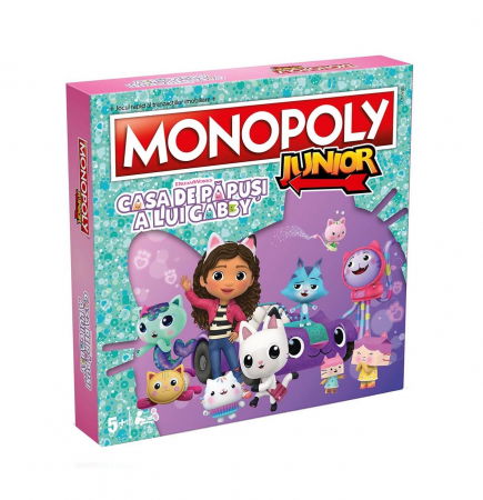 Monopoly Junior Casa de Papusi a lui Gabby (RO) Jocurile de societate Gameology - Monopoly Junior Casa de Papusi a lui Gabby (RO)