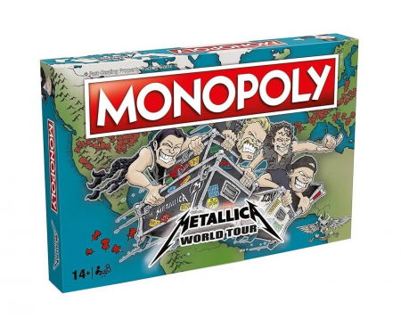 Jocuri de societate pentru familie - Monopoly - Metallica (EN)