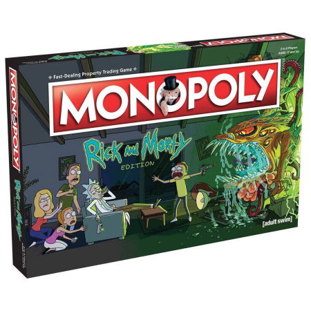 Jocuri de societate Monopoly - Monopoly Rick and Morty - Joc de Societate