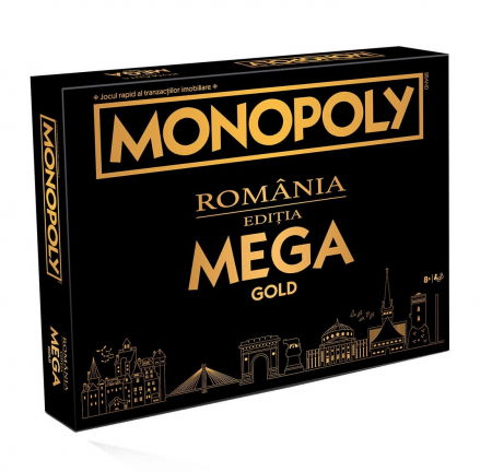 Monopoly - Romania - Editia Mega Gold (RO) Jocuri de societate Monopoly - Monopoly - Romania - Editia Mega Gold (RO)