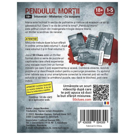 Pachet 50 Clues - Pendulul Mortii, Ritualul Nopti Albe si Soarta lui Leopold [3]