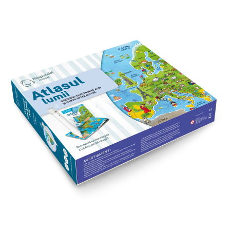 Pachet Raspundel Istetel - Creion si carte Atlasul lumii [2]