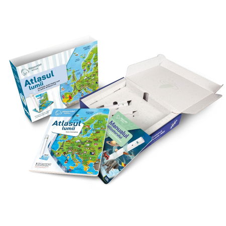 Pachet Raspundel Istetel - Creion si carte Atlasul lumii [1]