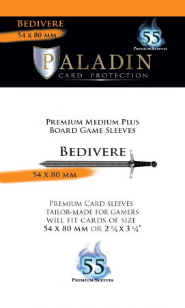 Paladin Card Sleeves: Bedivere - Medium Plus, 5.4 x 8 cm [1]