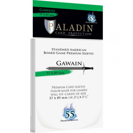 Accesorii jocuri de societate - Paladin Card Sleeves: Gawain - Standard American, 5.7 x 8.9 cm